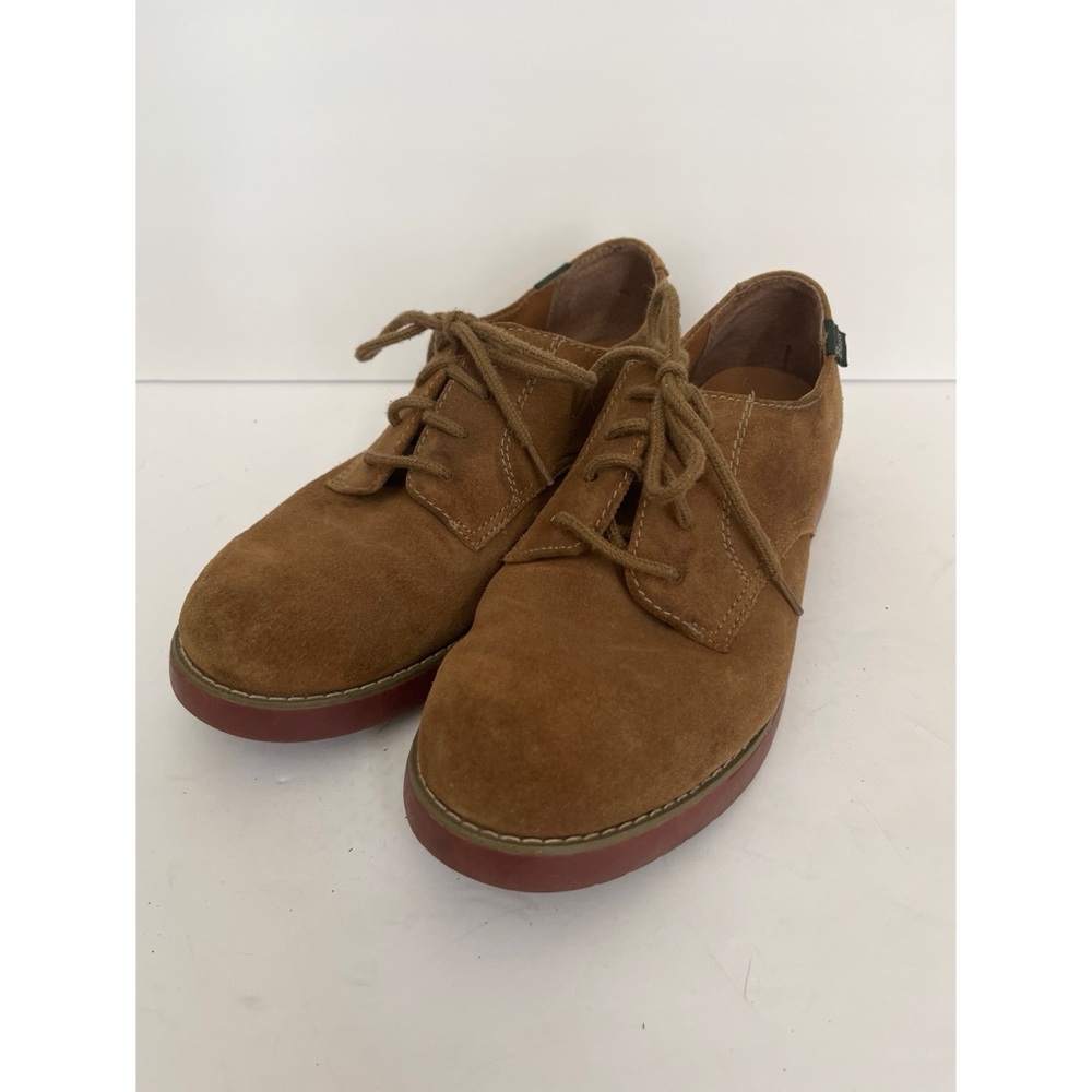 Bass Light Brown Suede Oxfords Women’s Size 8